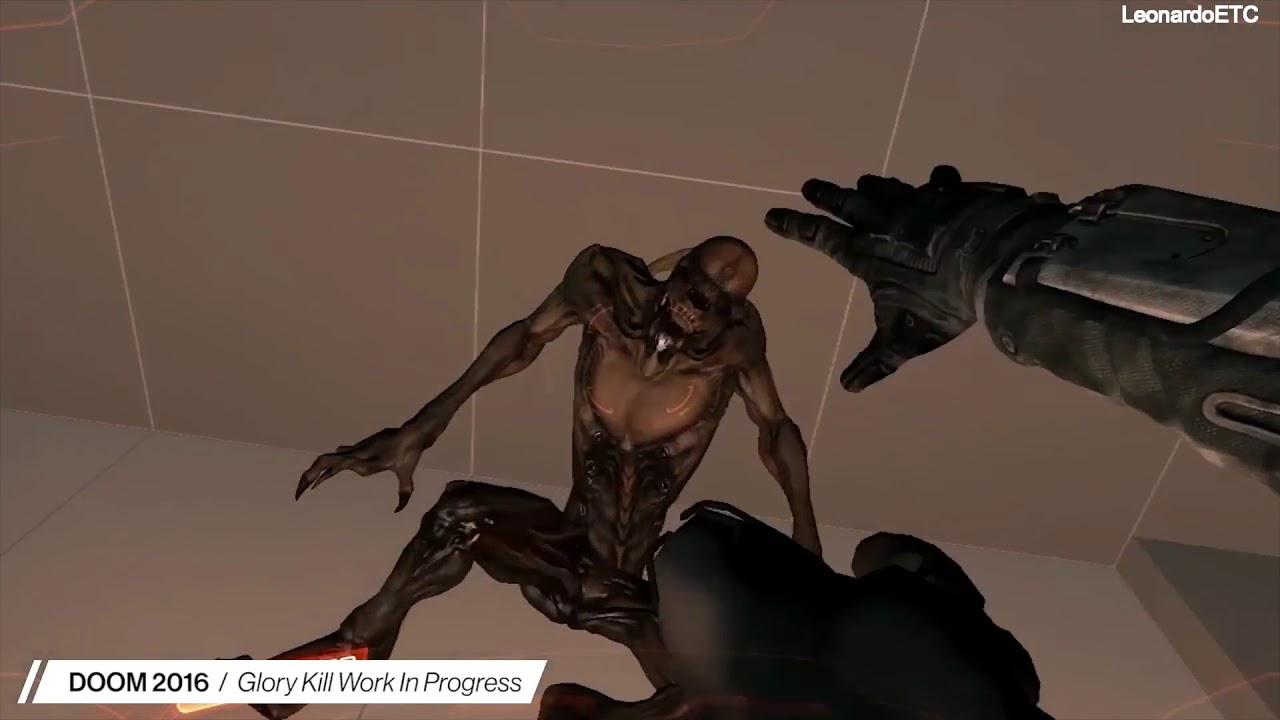 Doom 2016 DELETED CONTENT and development tests