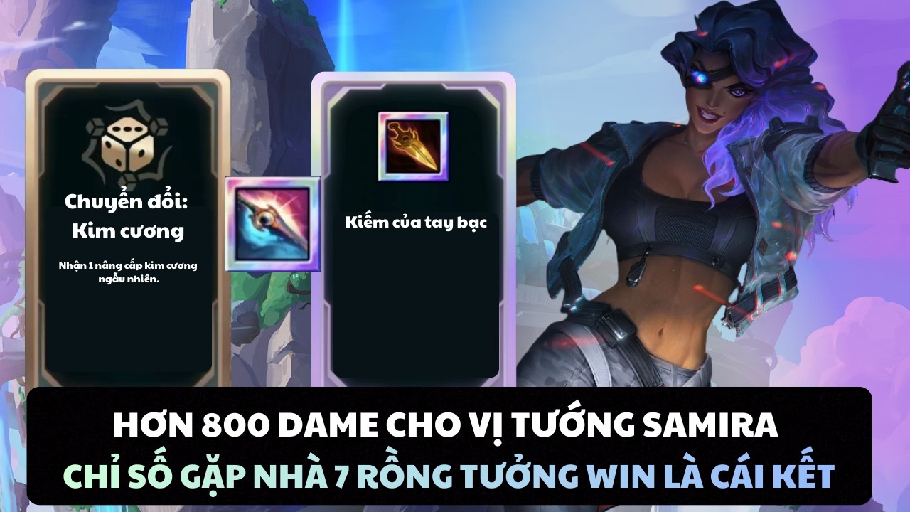 VÕ ĐÀI: SAMIRA CHỈ SỐ HƠN 800 AD ĐỐI ĐẦU 7 RỒNG AI SẼ WIN???