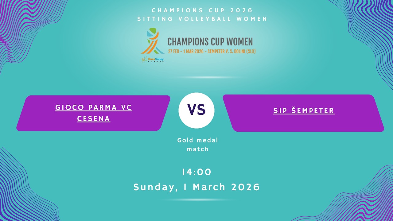 Gioco Parma VC Cesena vs SIP Šempeter | CCW 2026 | Women | Final 1st Place
