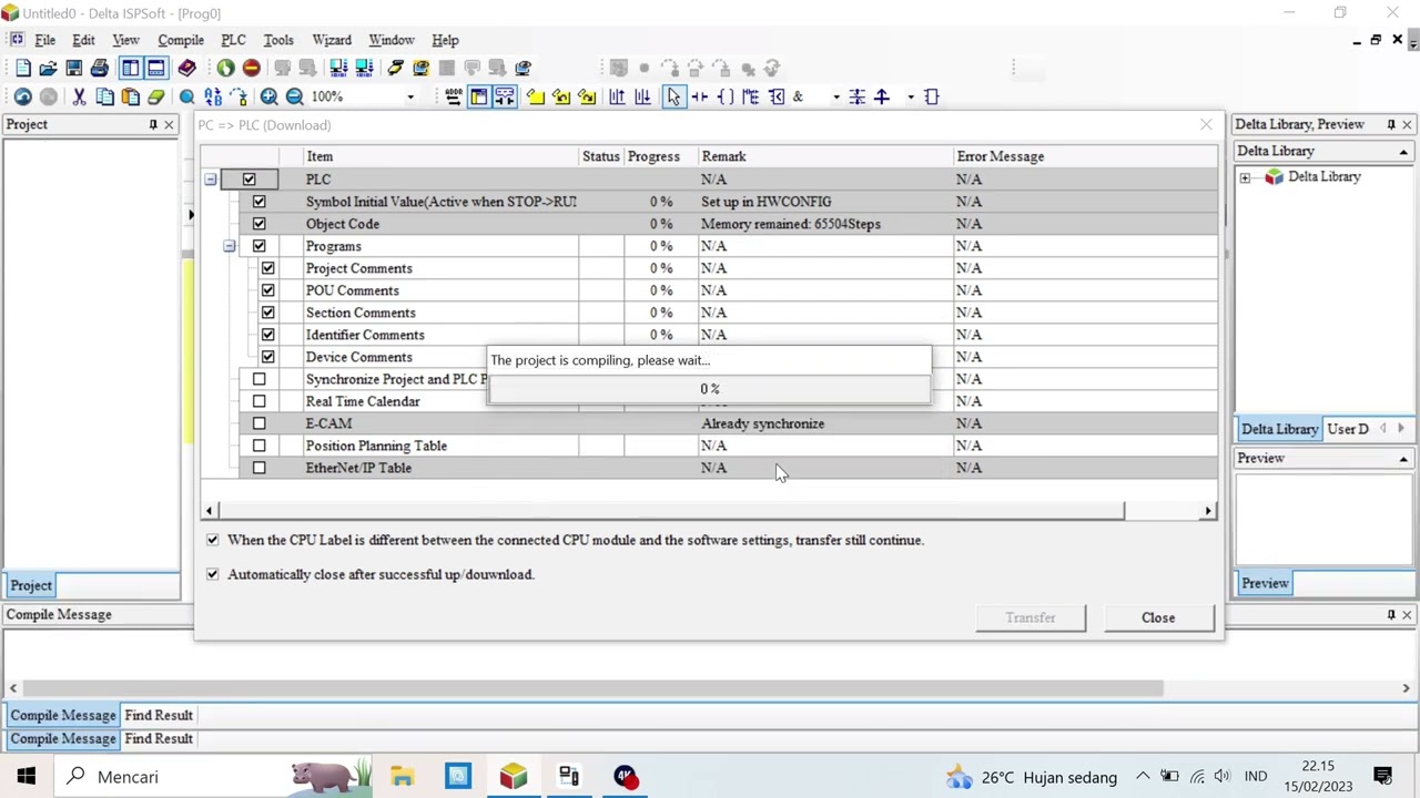ISPSOFT Offline Simulation For PLC Delta DVP AS200
