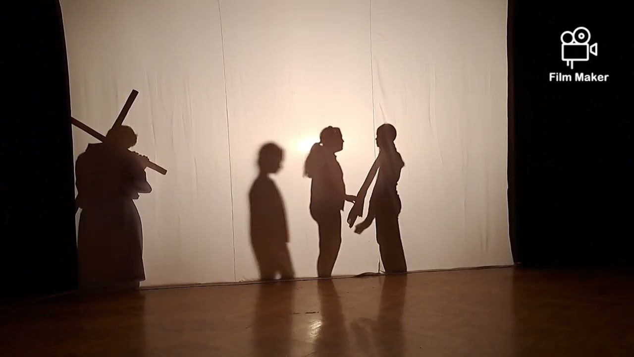 Droga krzyżowa w teatrze cieni w wykonaniu uczniów SP w Przerytem