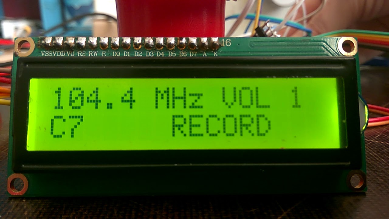 Радио на Si4703 (Arduino)