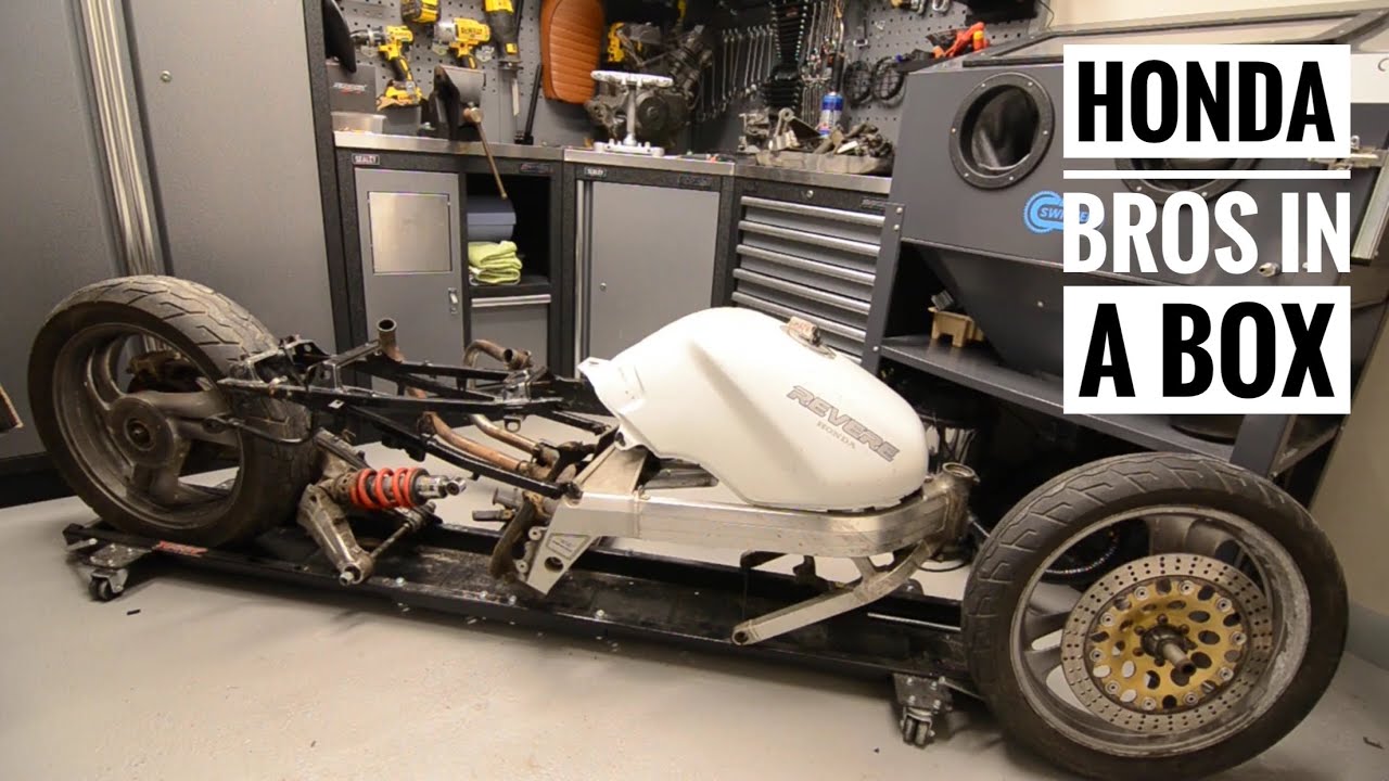 Honda Bros NT400 Restoration Project Part 1 Cafe Racer build