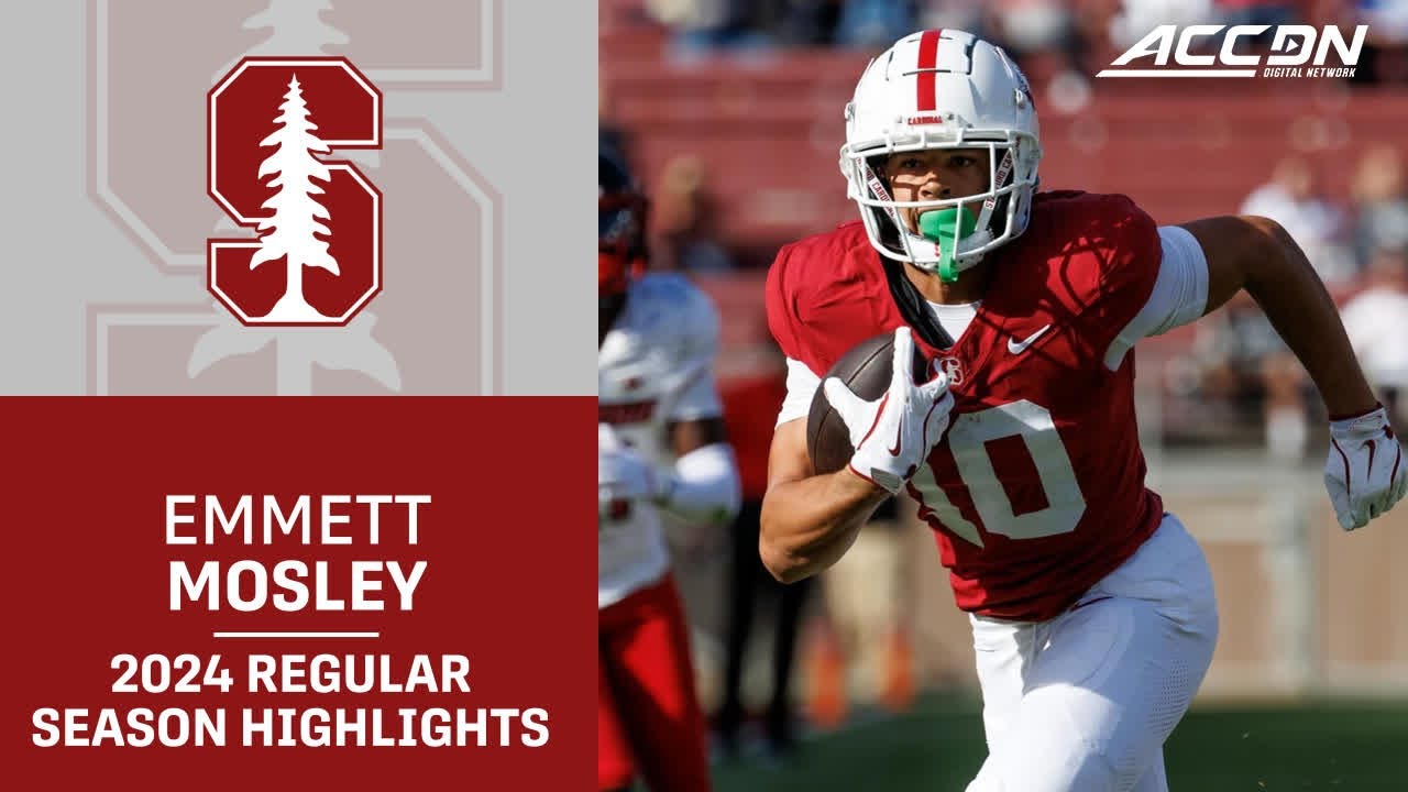 Emmett Mosley V 2024 Regular Season Highlights | Stanford WR