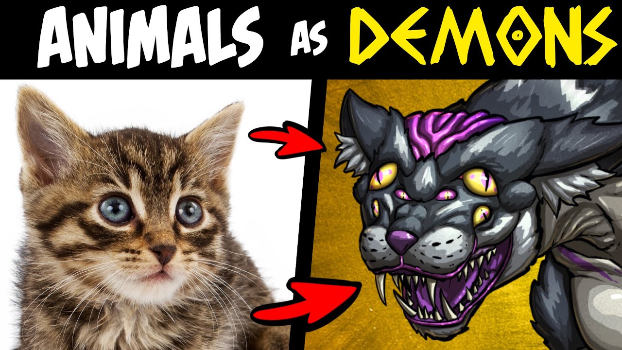 What if ANIMALS Were DEMONS?! (Stories & Speedpaint)