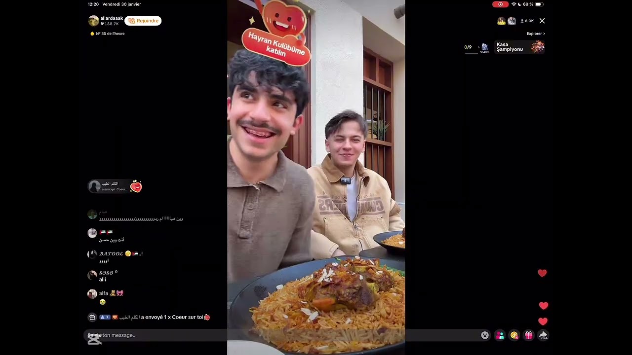لايف علي وحسن اليوم