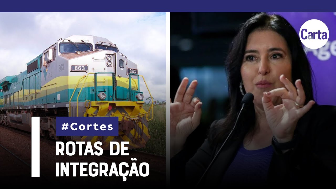 China quer ajudar a 'rasgar' o Brasil de ferrovias, diz Tebet | #Cortes