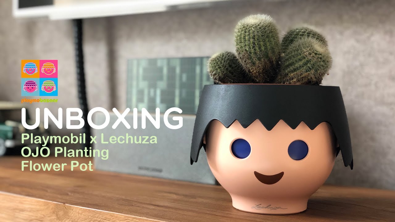 Playmobil Lechuza OJO 花盆 開箱 Unboxing