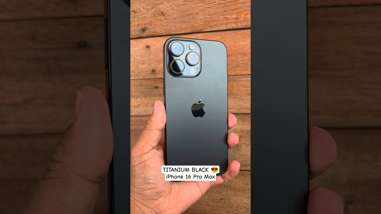 TITANIUM BLACK 🔥🔥iPhone 16 Pro Max 256 GB 