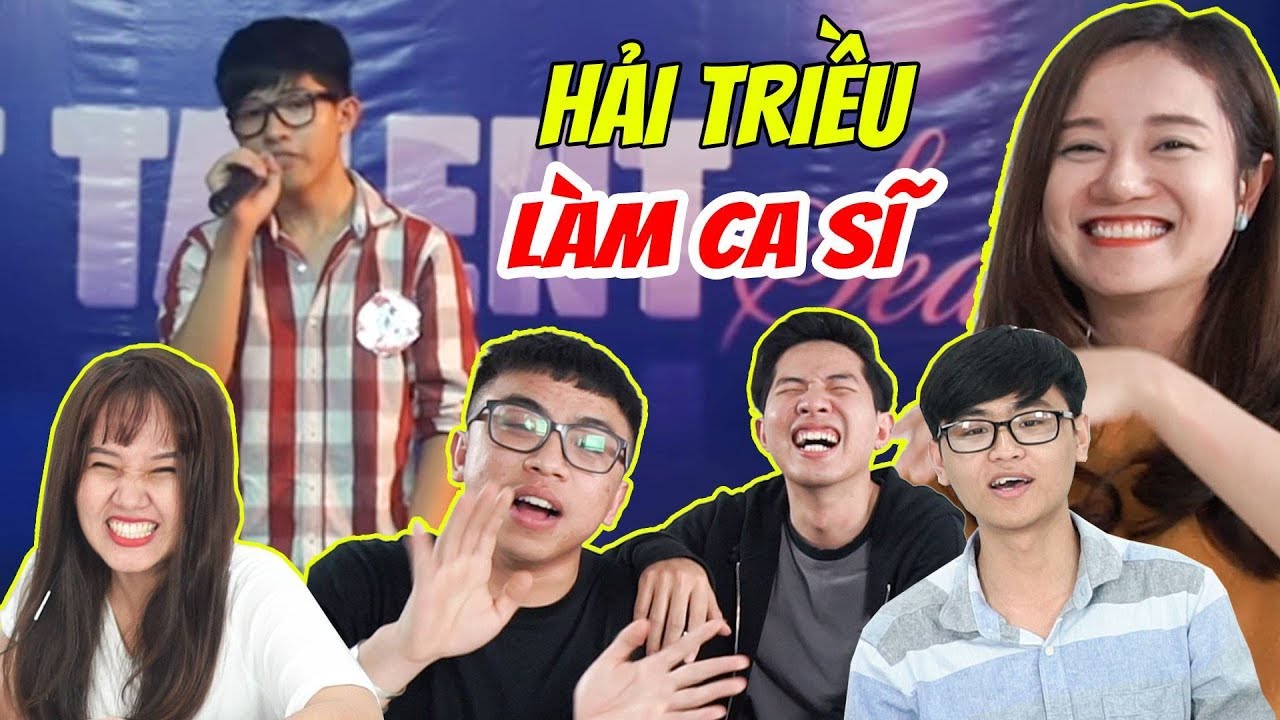 Schannel REACTION - CỰC SỐC KHI XEM HẢI TRIỀU L&Agrave;M CA SĨ 😂