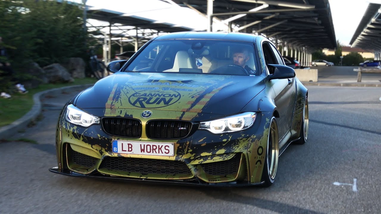 Tuner Cars leaving the carshow - F430 Liberty Walk, 750hp Supra Mk4, M5 E61, C63 BS, Huracan STO...