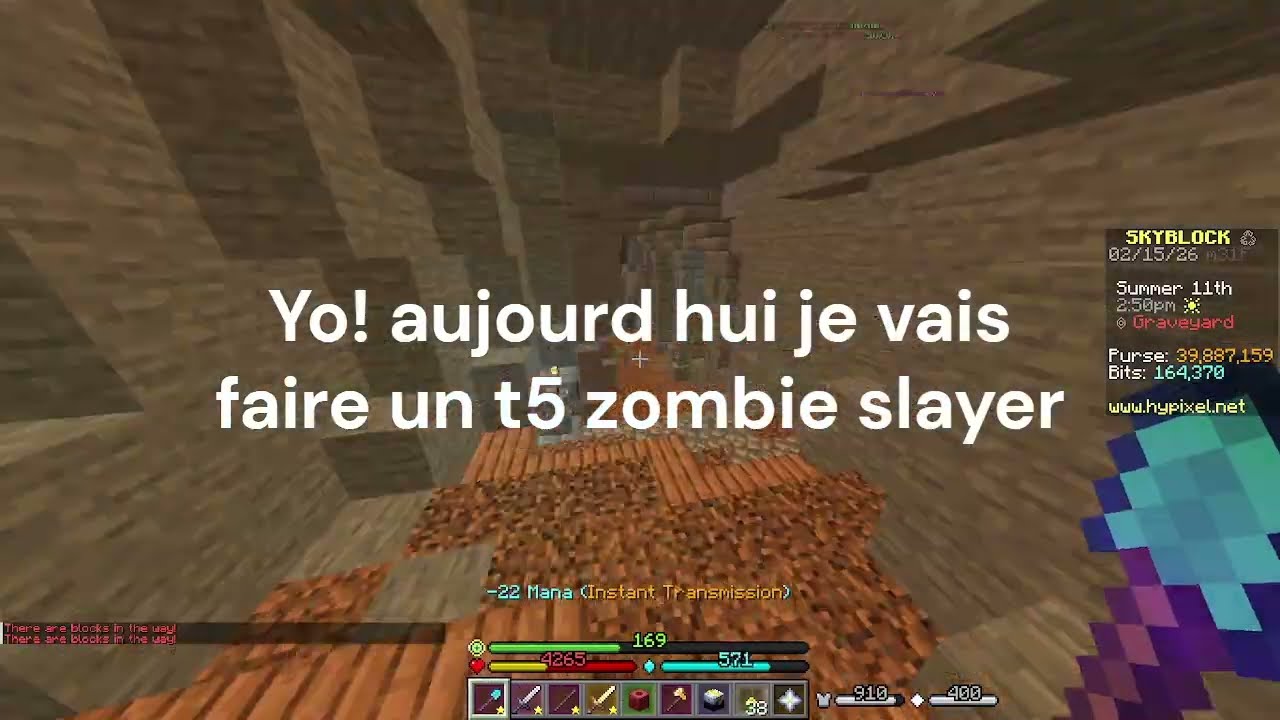 Un t5 rev slayer! (Une serie hypixel skyblock FR Ironman)