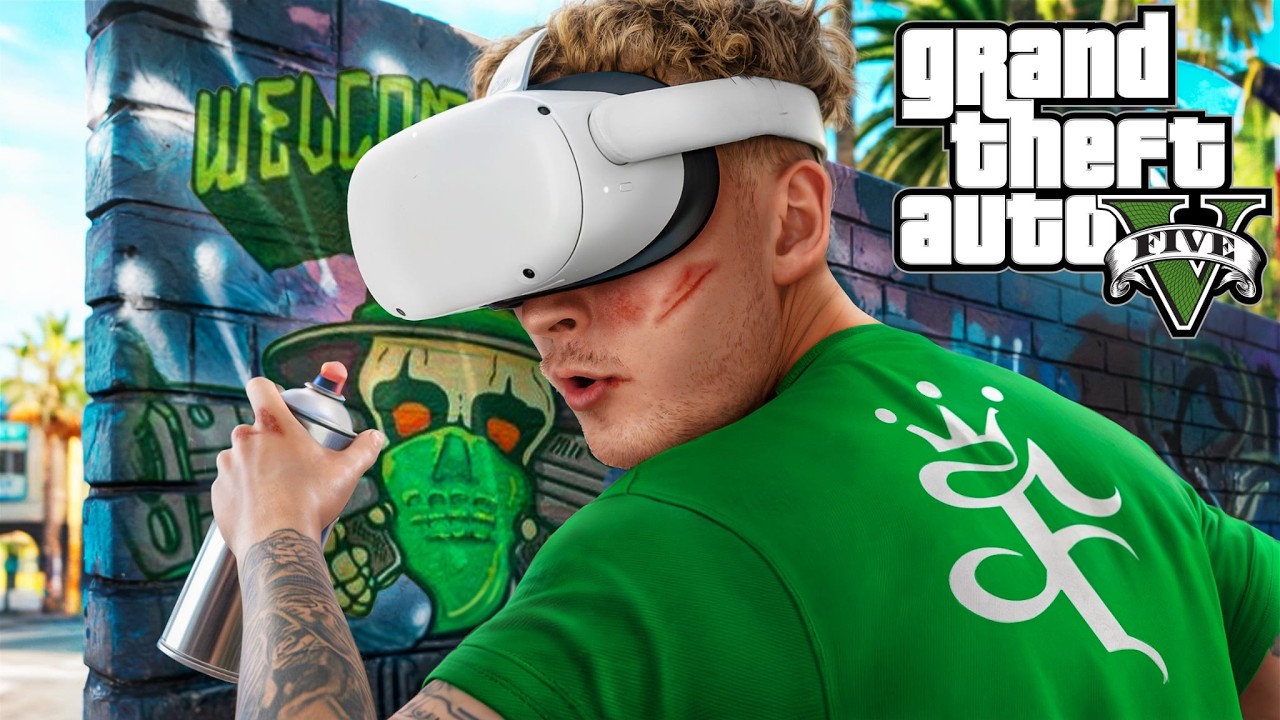 GRAM w GTA V NA VR jako... GANGSTER! 🔫