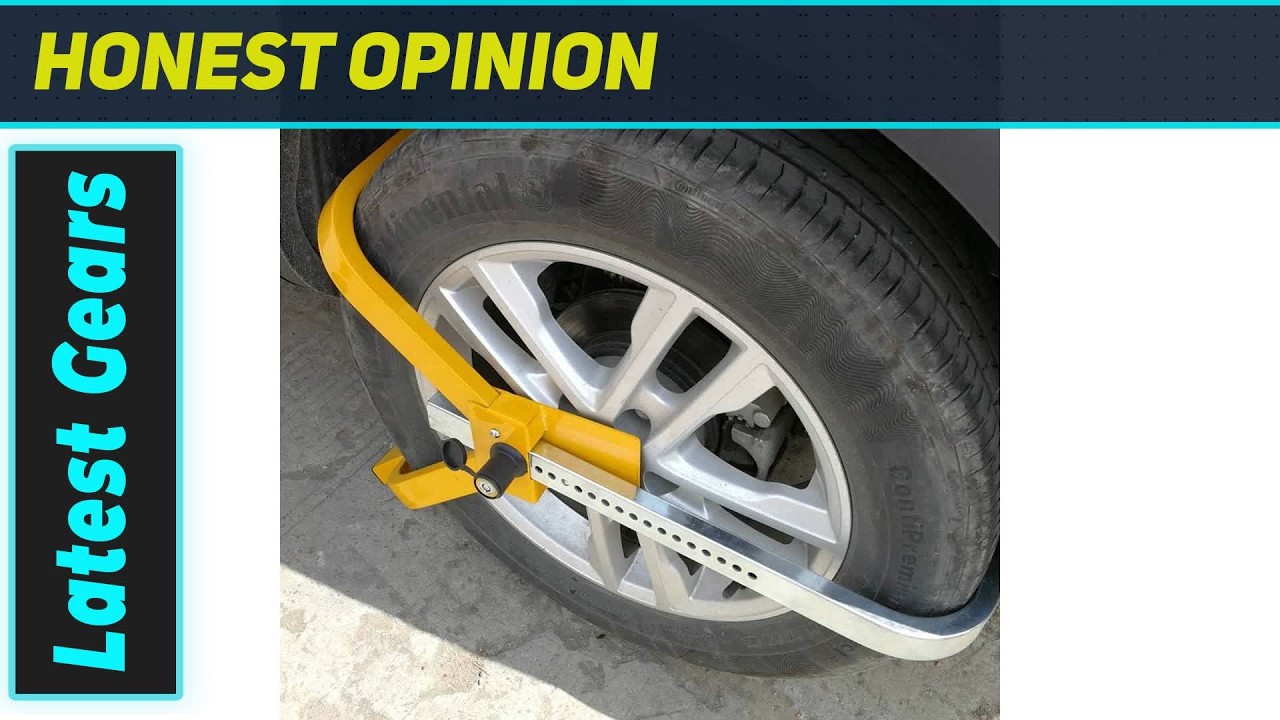 Powerful Extendable Heavy Duty Wheel Clamp Lock: The Ultimate Anti Theft Security