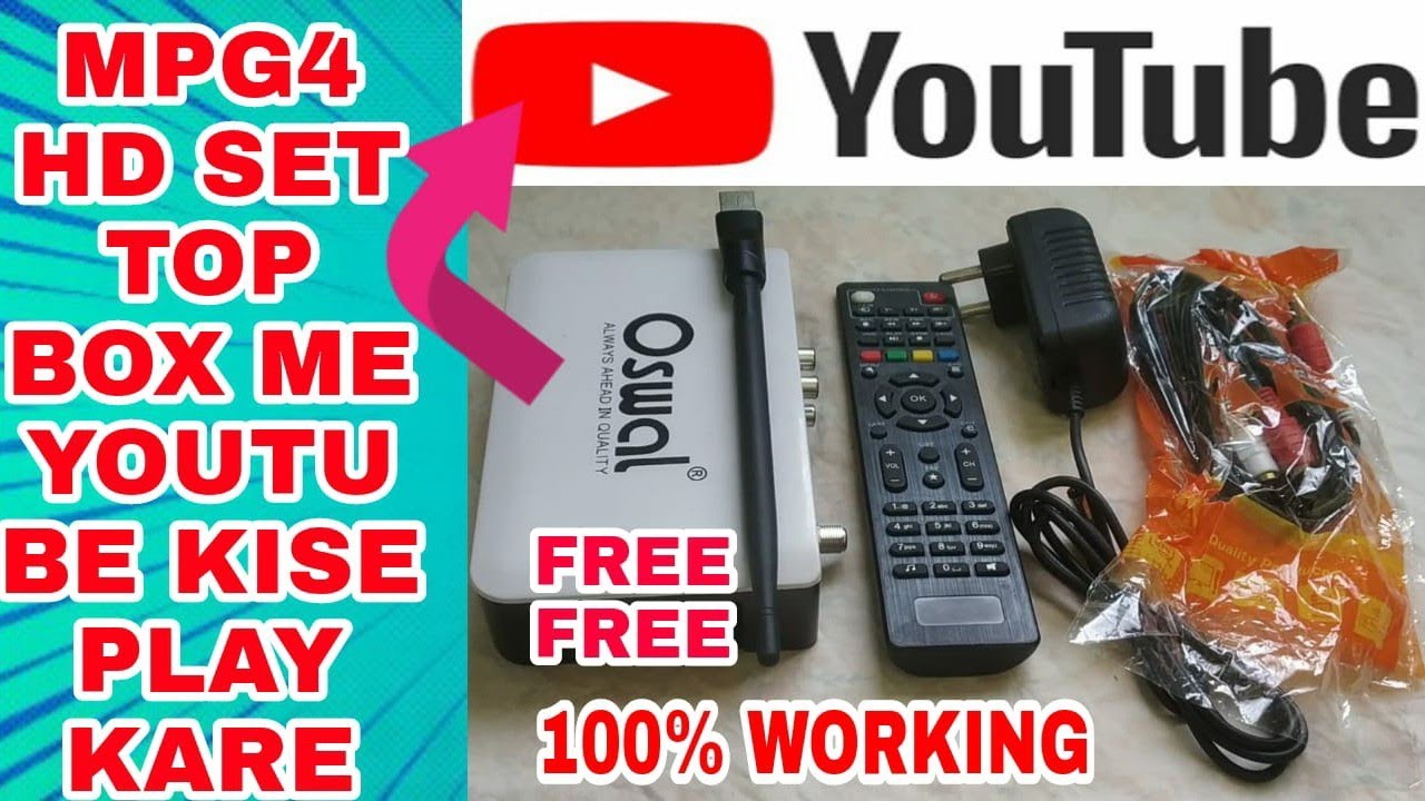 #SETOPBOX ME YOUTUB DEKHO HD FREE DISH SETOPBOX #freedish #ddfreedish