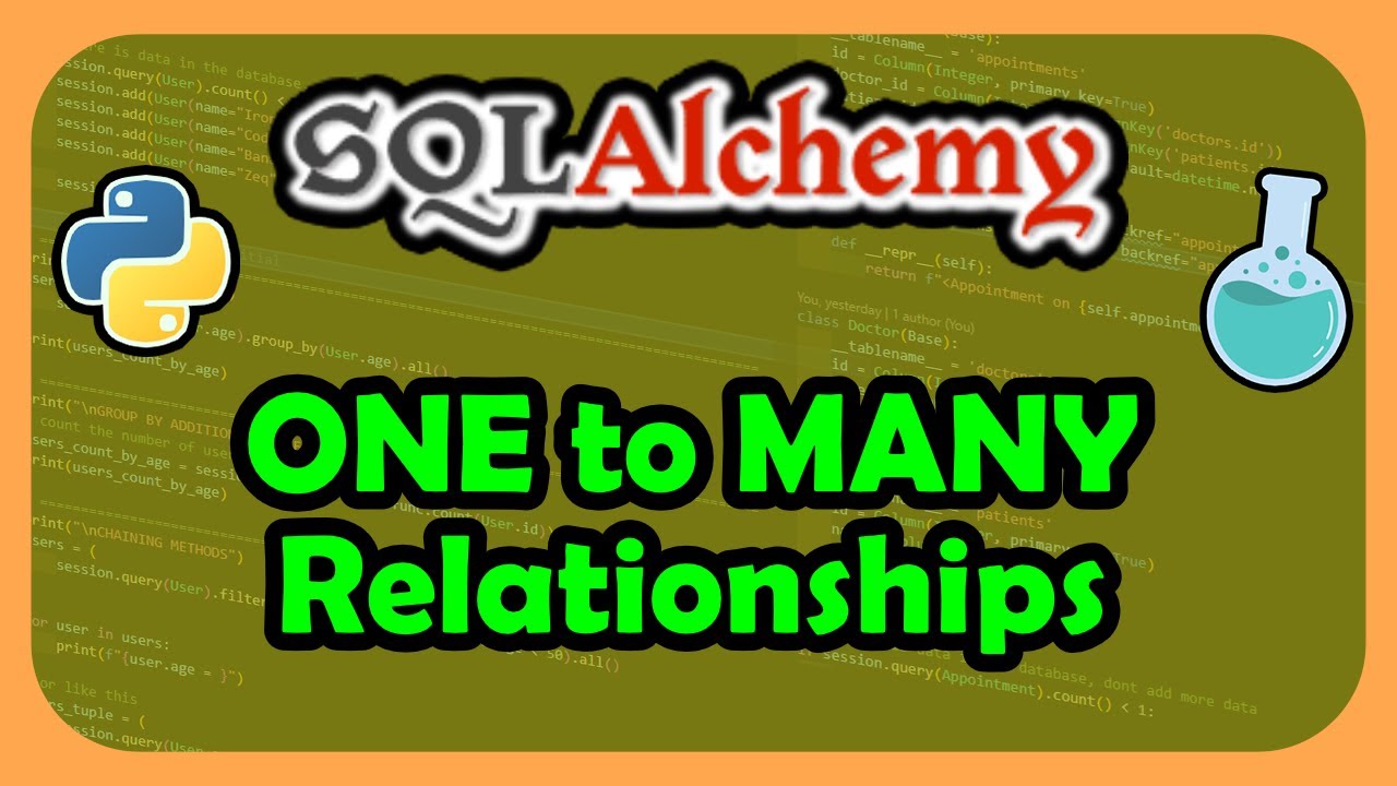Python SQLAlchemy ORM - 1 to MANY Relationships