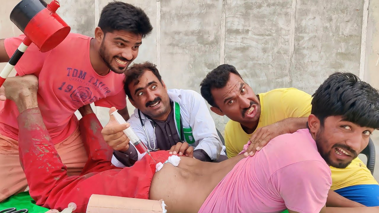 Smart Patient Ko Funny Doctor Uncle Ne Sui Wala Injection Ghusa Dia | Doctor Cartoon Injection Wala