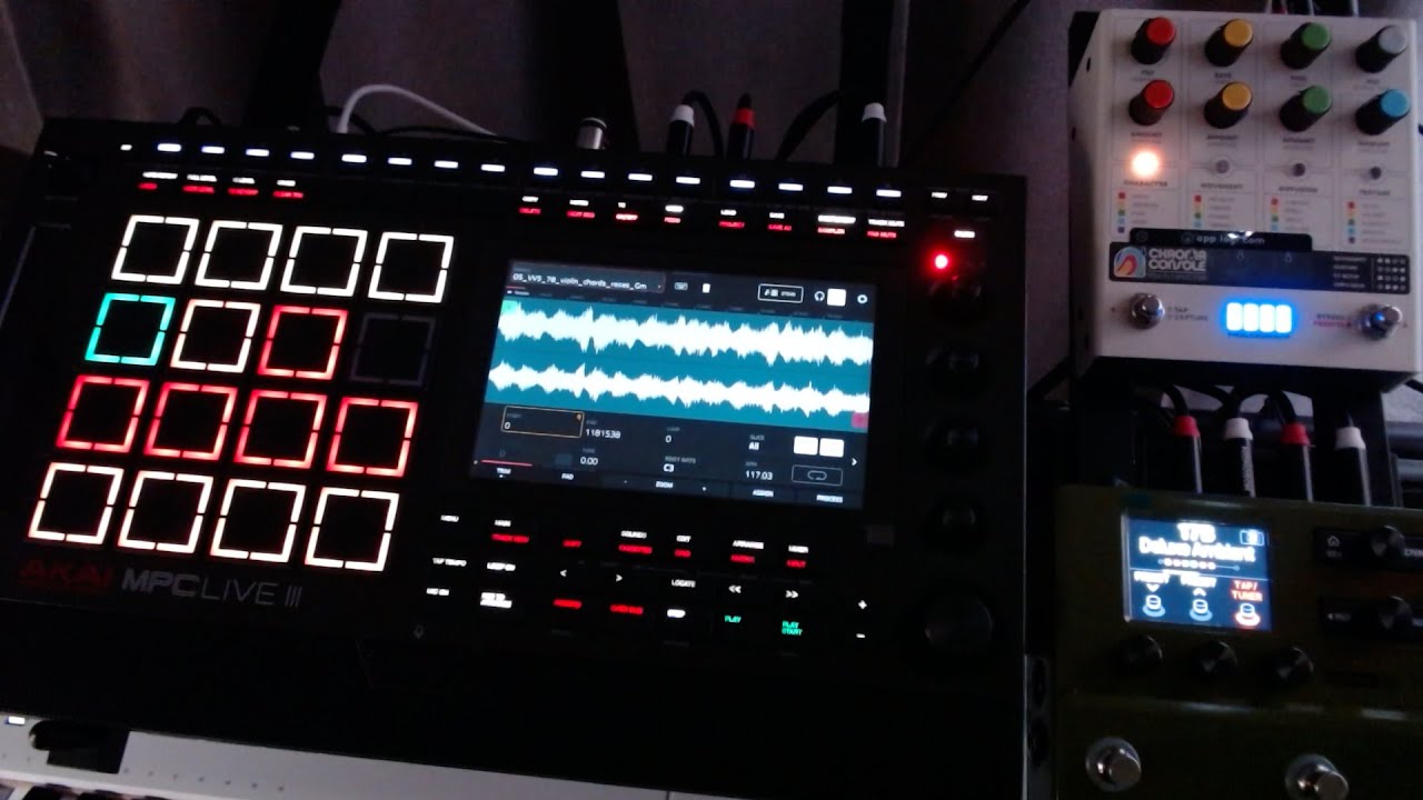 Making a track with the MPC Live 3