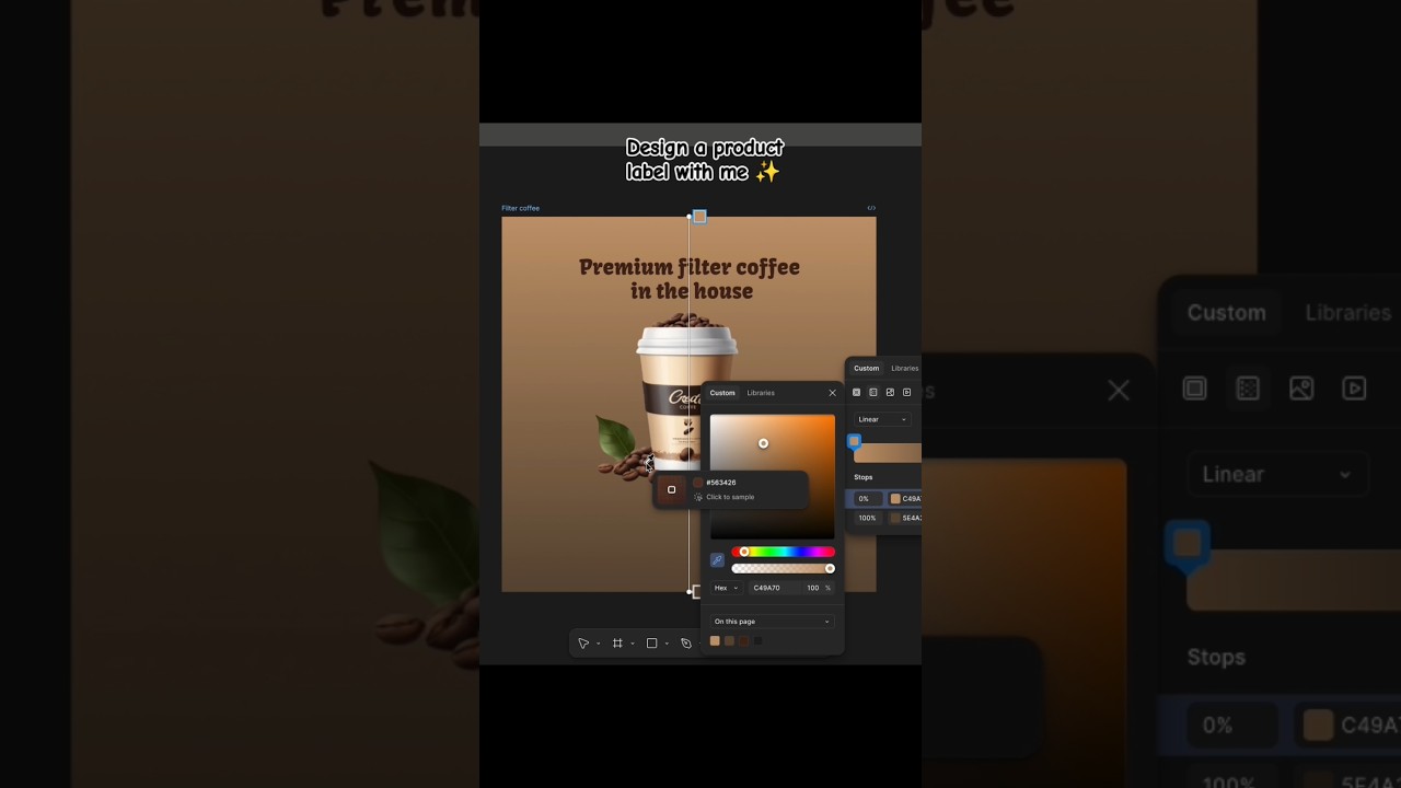 design a product label with me ✨  #figmaui #figmadesign #figmacommunity #figmatools #figmacomponents