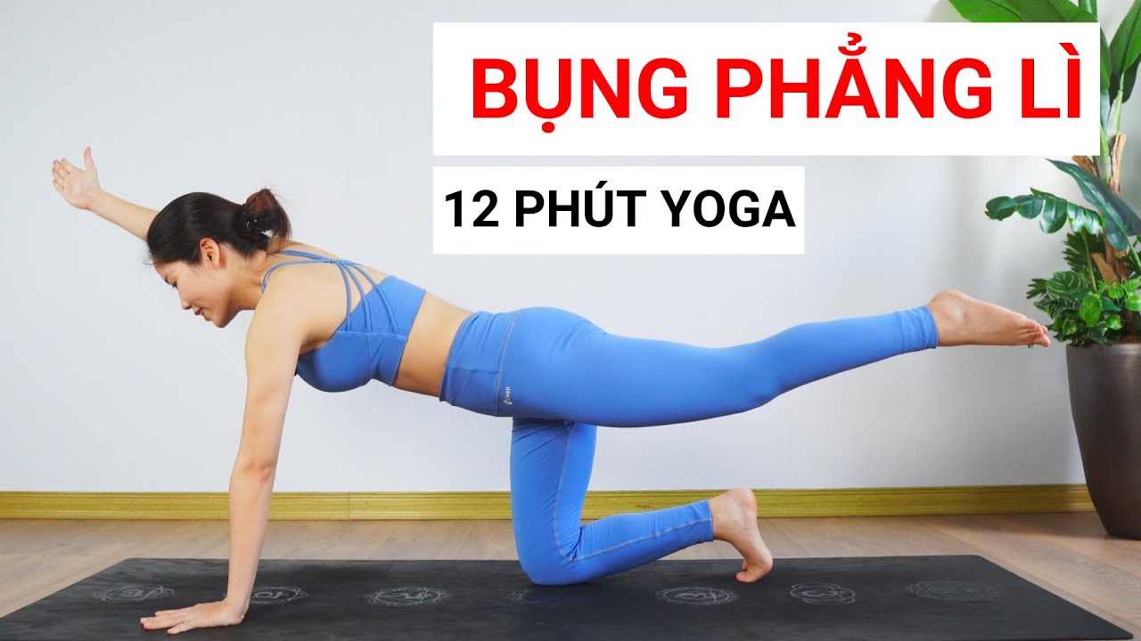 12 ph&uacute;t Yoga giảm mỡ bụng, Siết Eo Thon tại nh&agrave; | Ho&agrave;ng Uy&ecirc;n Yoga