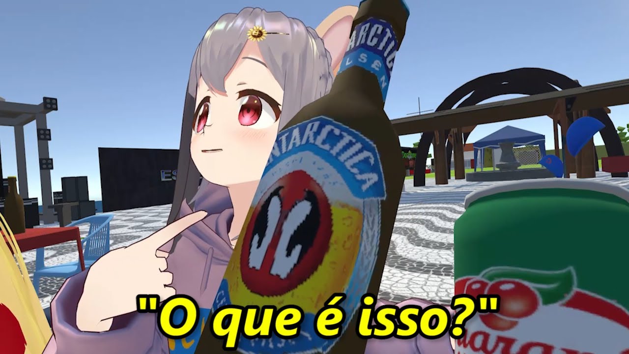 Vtuber japonesa reagindo a memes brasileiros