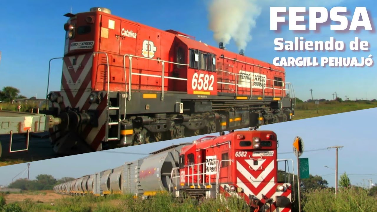 💨 &iexcl;HERMOSA SALIDA de la GR12 6582 de FEPSA de Cargill Pehuaj&oacute; con un Cargado! - 08/01/25
