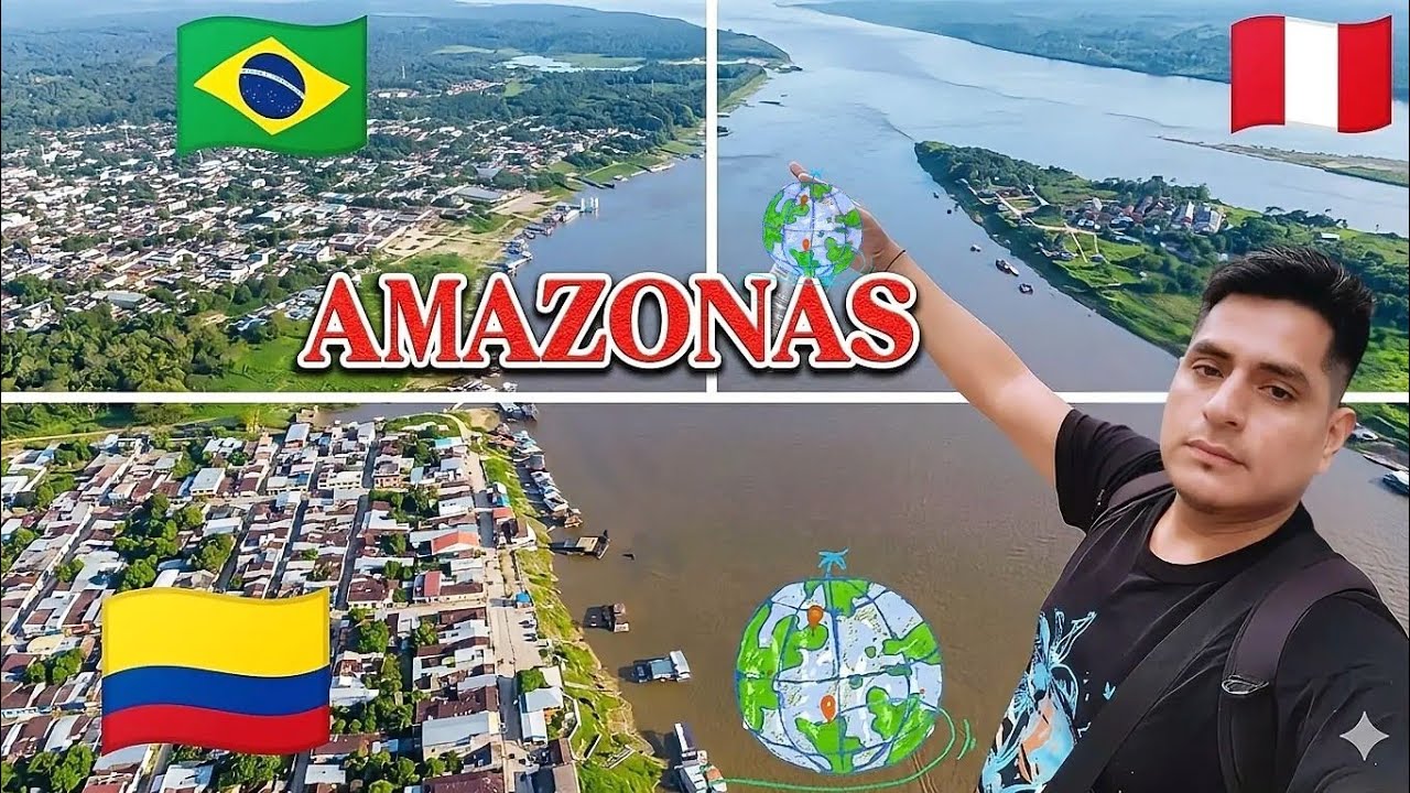 El TRIANGULO DORADO del AMAZONAS: La triple Frontera Peru 🇵🇪 Colombia 🇨🇴 Brasil 🇧🇷 