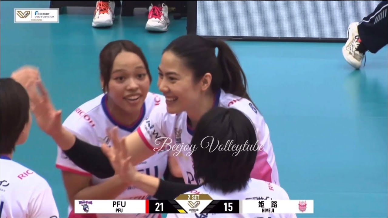 Thatdao Nuekjang ปังต่อเนื่อง ตบ52.6%! ไฮไลท์แนน ทัดดาว ในเกมที่พีเอฟยูชนะฮิเมจิ 3-0 เซ็ต [Match 23]