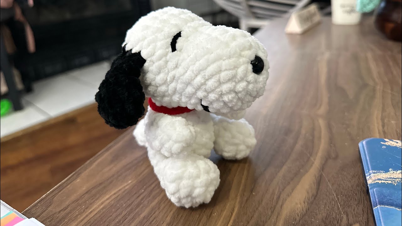 Snoopy amigurumi Part 1 EN