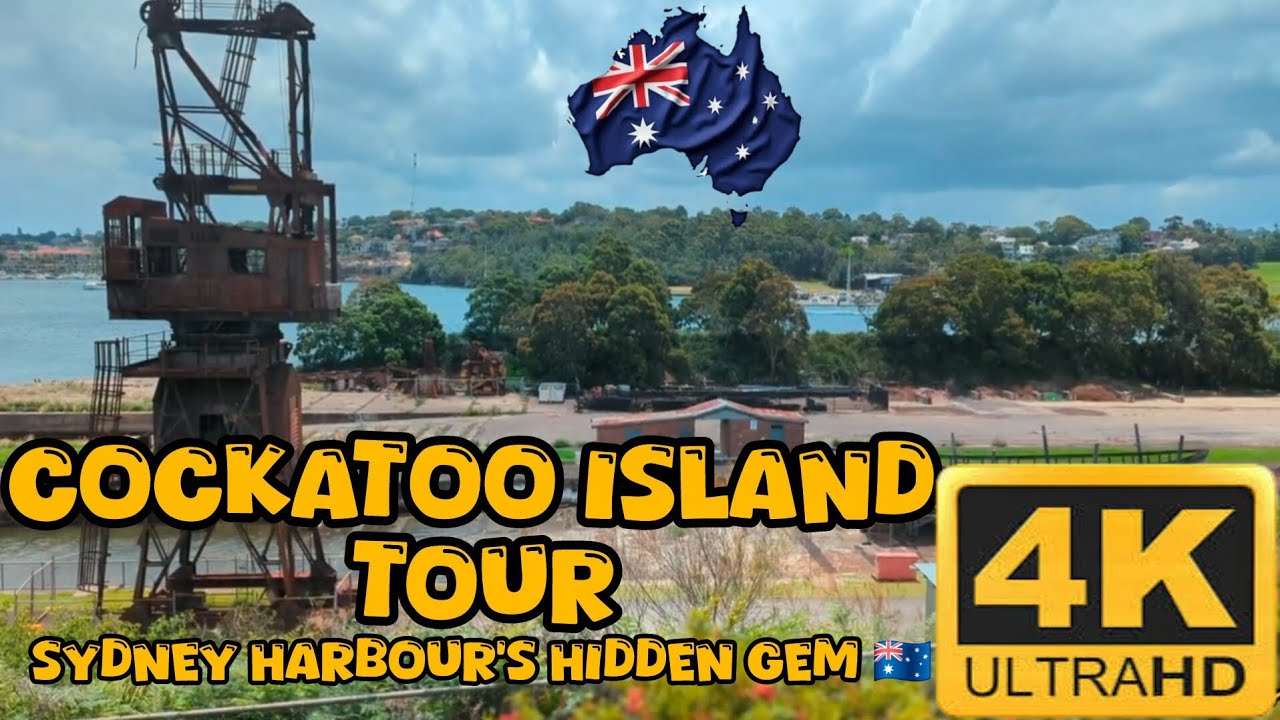 Cockatoo Island Tour in 4K | Sydney Harbour's Hidden Gem 🇦🇺