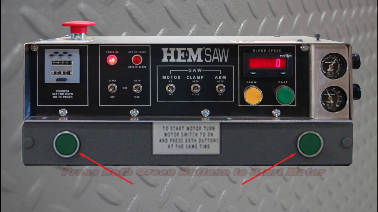 How To Perform Part Length Calibration on an HE&M Saw Horizontal A-1 Series Band Saw