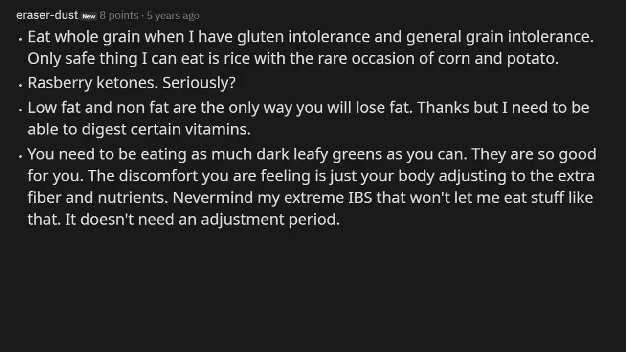 The Worst Diet Advice Ever