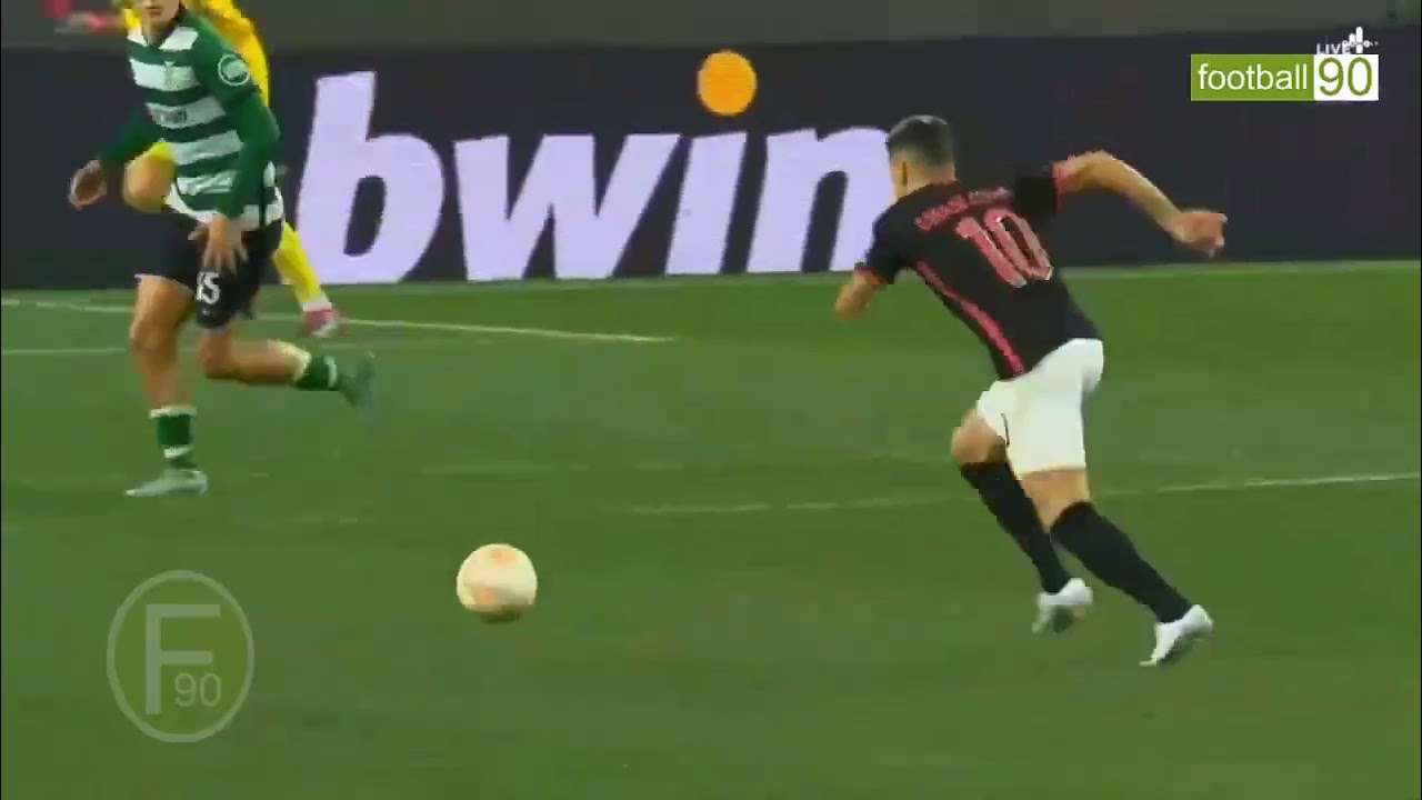 هدف امام عاشور العالمى اليوم + ملخص لمساتة امام سبورتنج لشبونة بالدورى الاوروبى