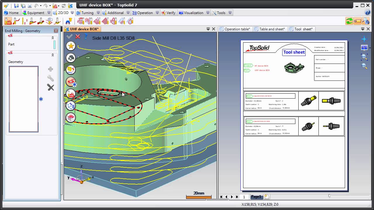 TopSolid'Cam 7: Tools Documentation