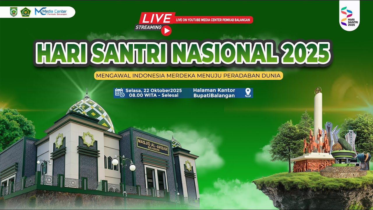 (LIVE) 🔴 Peringatan Hari Santri Nasional 2025 Di Kabupaten Balangan
