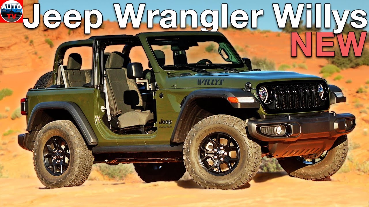 NEW 2024 Jeep Wrangler Willys - REVIEW Driving, exterior & interior