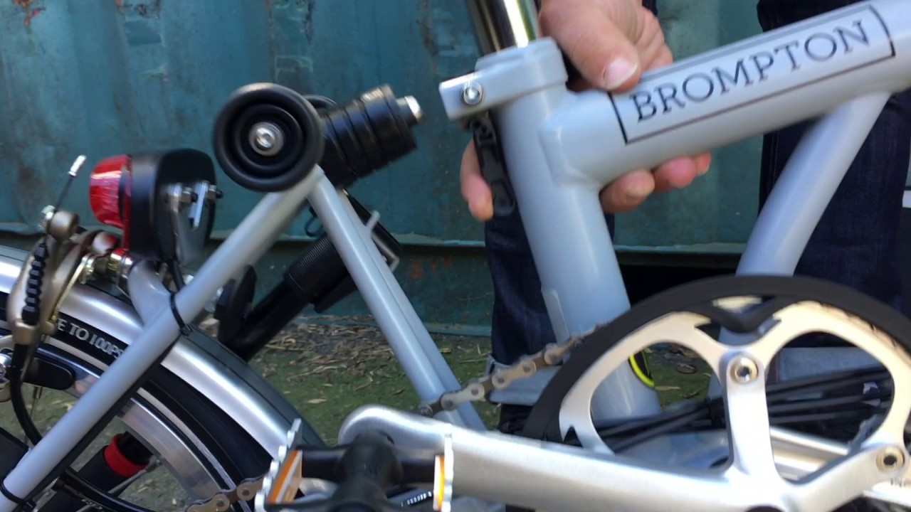 Comment plier et déplier un Brompton