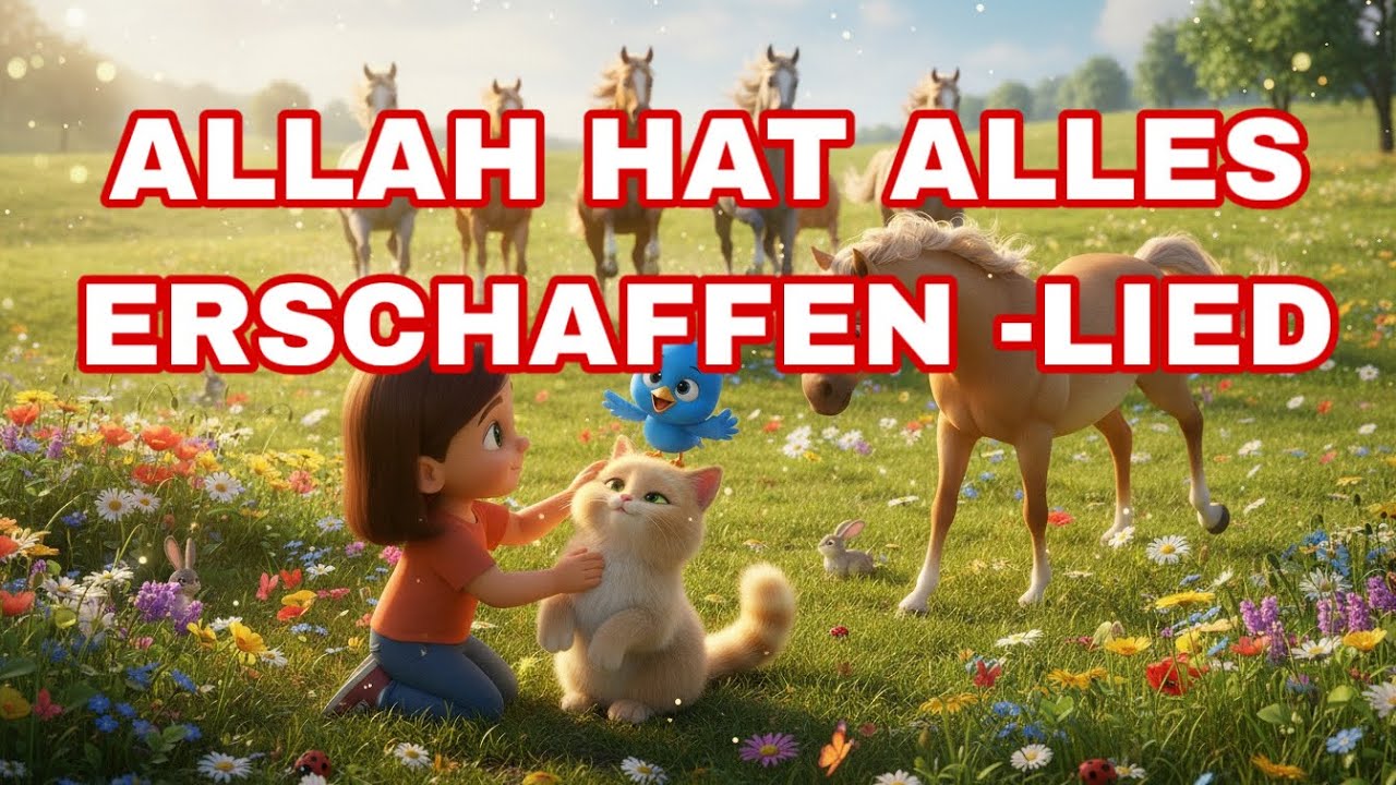 Allah hat alles erschaffen - Lied | Islamisches Kinderlied #muslimkids #islamlernen 