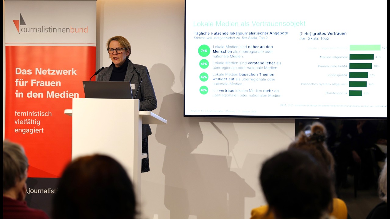 Journalismus im Umbruch: Keynote Prof. Dr. Wiebke Möhring, TU Dortmund:
