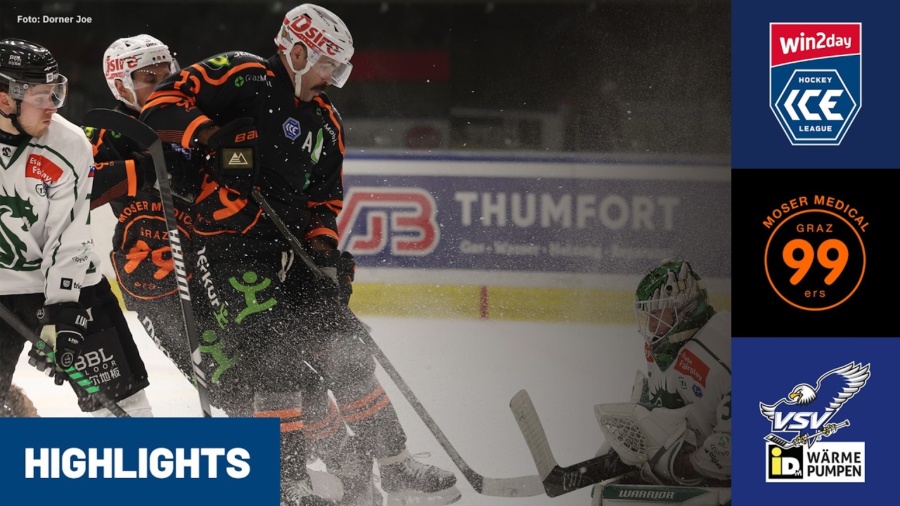 ICE: Moser Medical Graz99ers vs. EC iDM Wärmepumpen VSV | Highlights