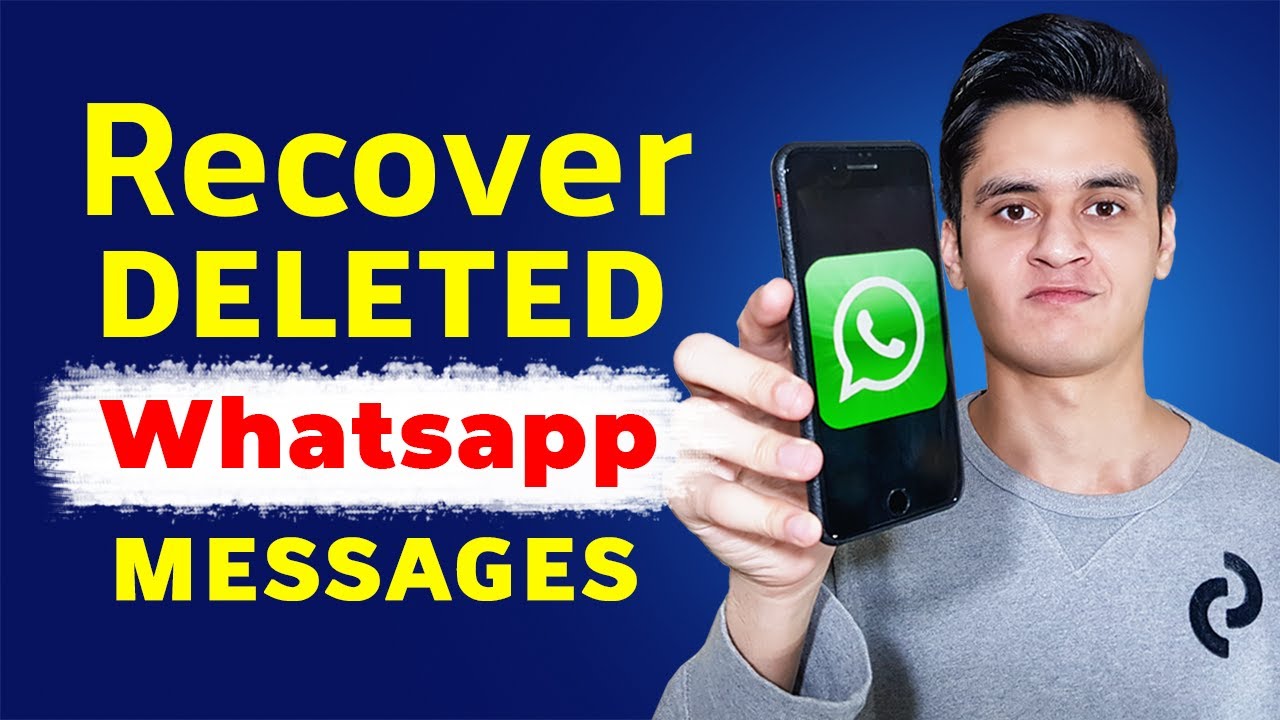 How to Recover Deleted WhatsApp messages from iPhone (Without Backup) Retrieve Whatsapp Messages