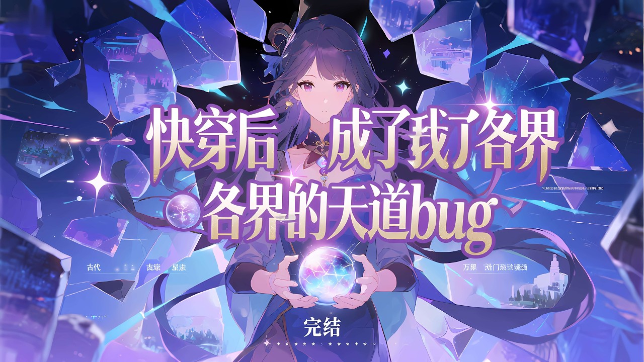 【快穿后我成了各界的天道bug】完結，她原是无人问津的孤儿，却在意外炼化残缺混沌珠后，被迫踏上三千世界的任务之路。每完成一界她就更强一分。直到众界天道察觉不对劲，这个小东西怎么越来越无法被规则束缚了？