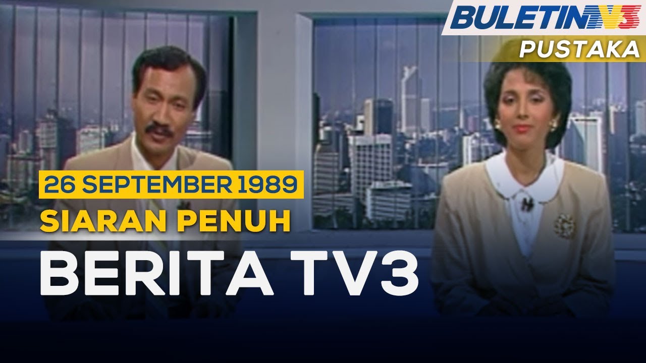 PUSTAKA | Berita TV3 | 26 September 1989