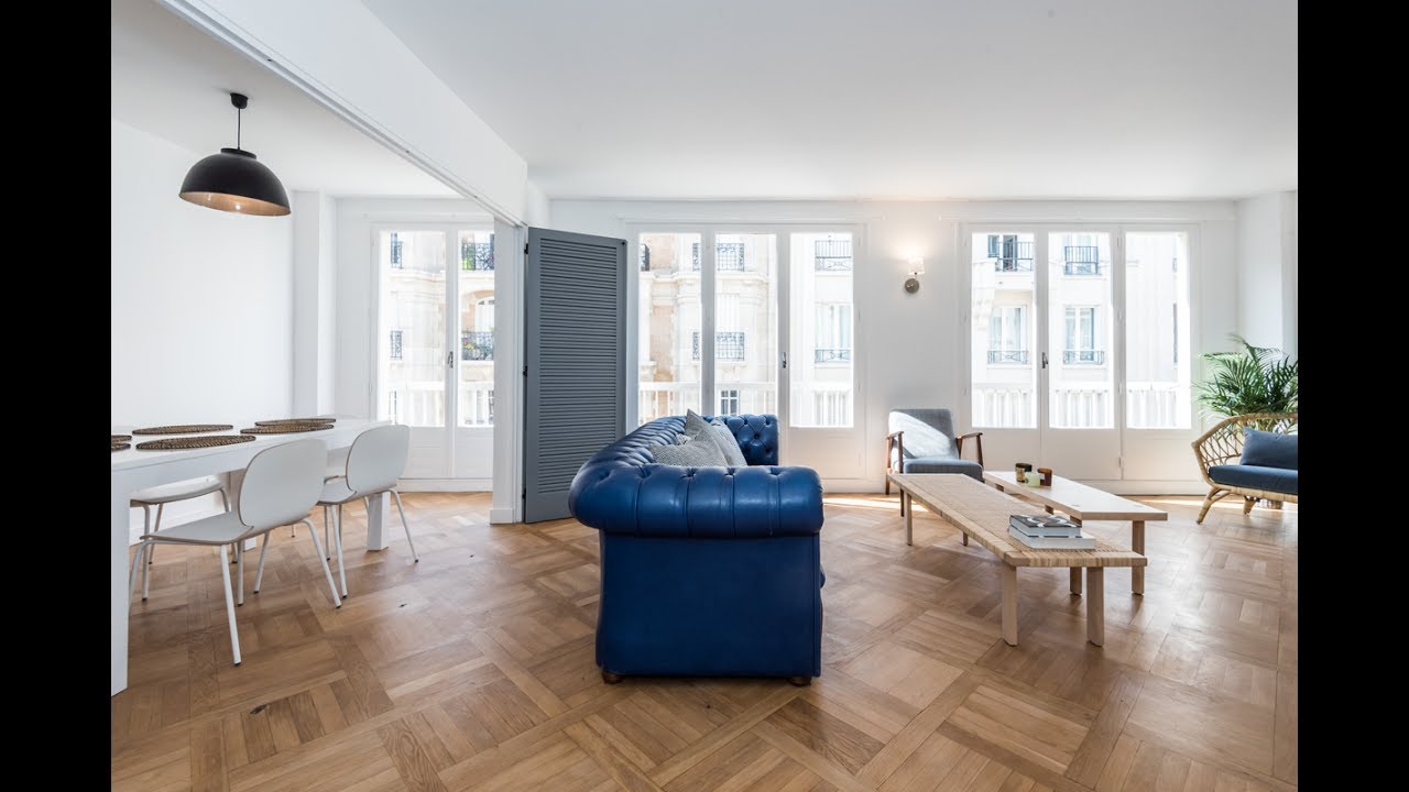 (Ref: 17081) 3-Bedroom furnished apartment for rent on rue Chuquet (Paris 17th)