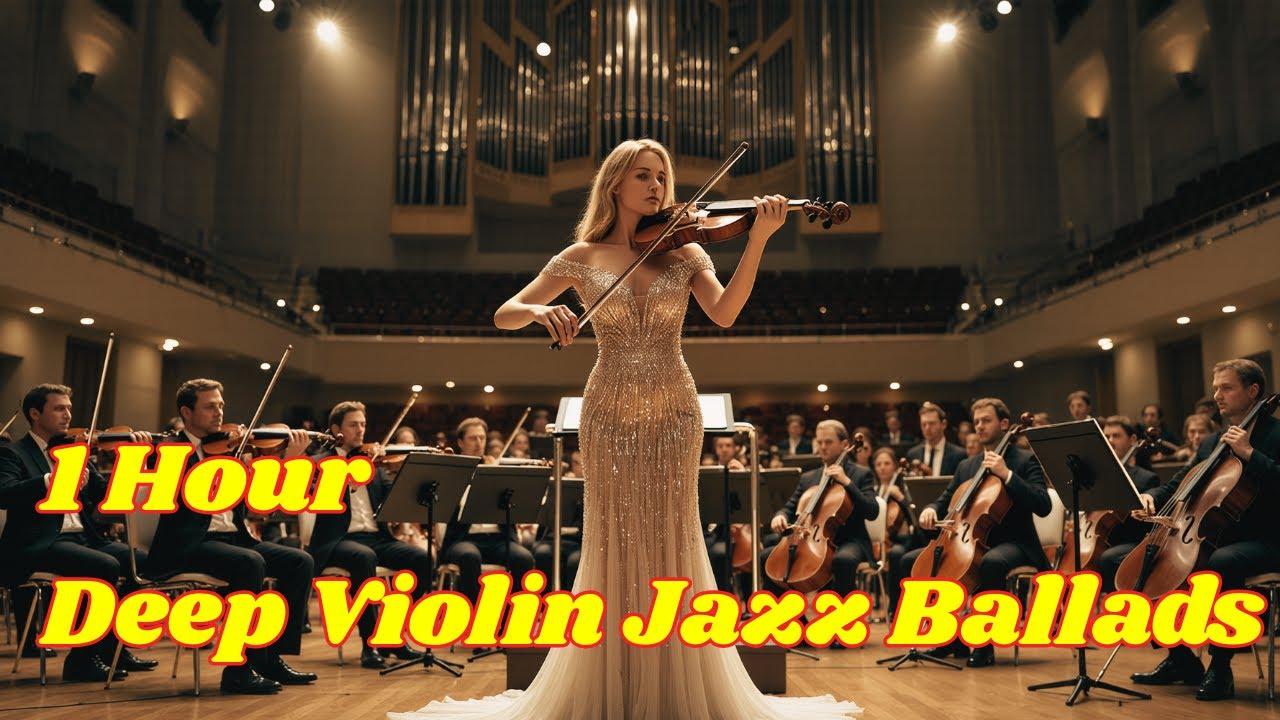 1 Hour of Deep Violin Jazz Ballads – Relaxing Instrumental Background Music