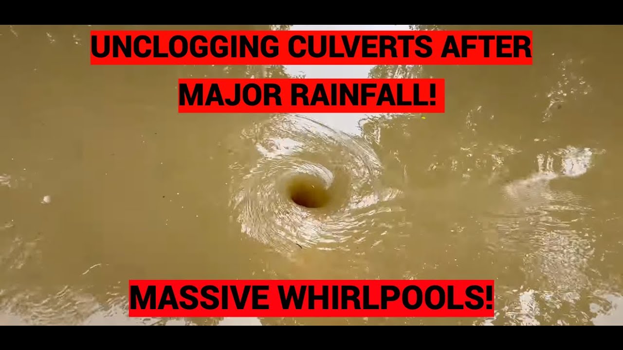 UNCLOGGING CULVERTS AFTER MAJOR RAINSTORM! 05/2025