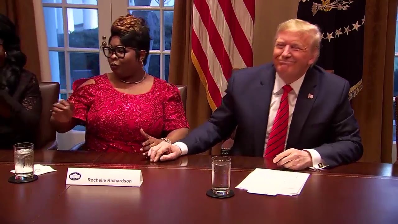 TRUMP meets with DIAMOND AND SILK in the White House