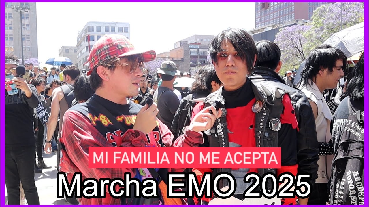 Así fue LA MARCHA EMO 2025 en CDMX | Damian Cervantes