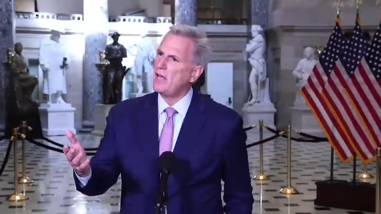 Kevin McCarthy's EXPLSOVE Moment With Liberal Reporters