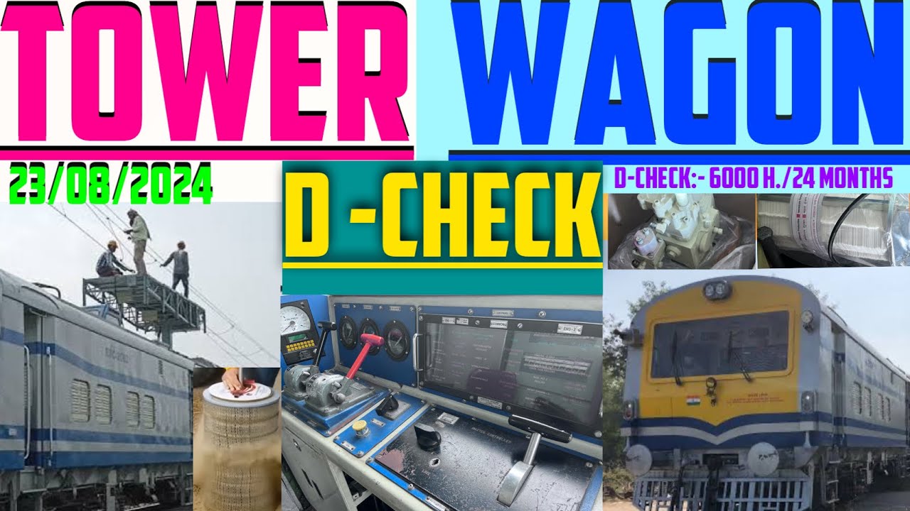 Tower wagon D-check || tower wagon parts name # battery 24 v &110 v 🔋 #traction motor ! Pt pump